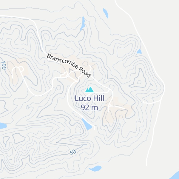 Map of Luco Hill
