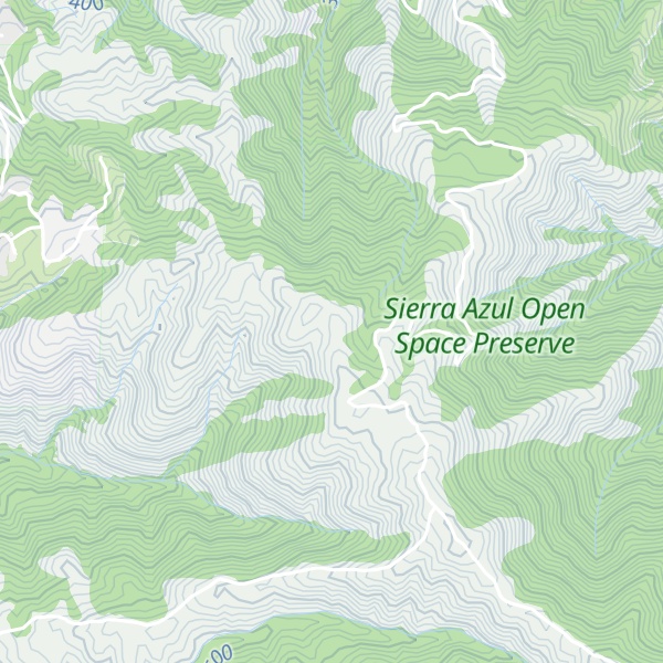 Map of Collords Peak