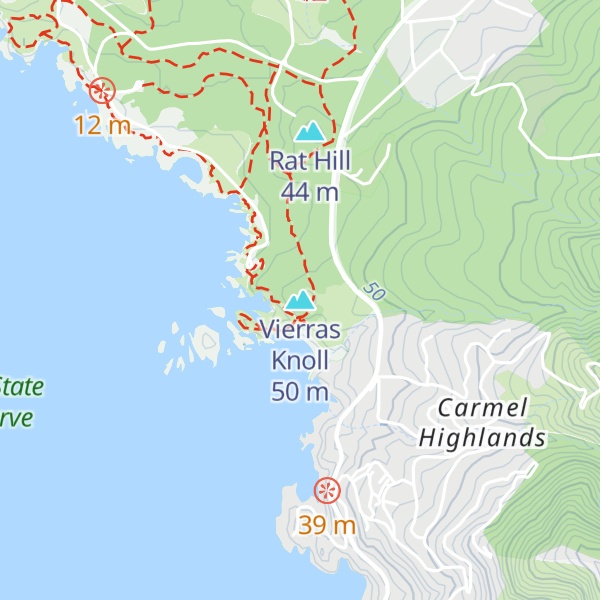Map of Vierras Knoll