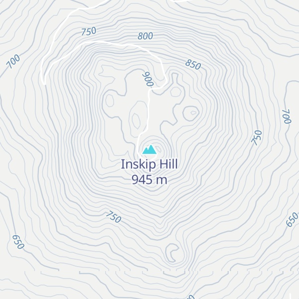 Map of Inskip Hill