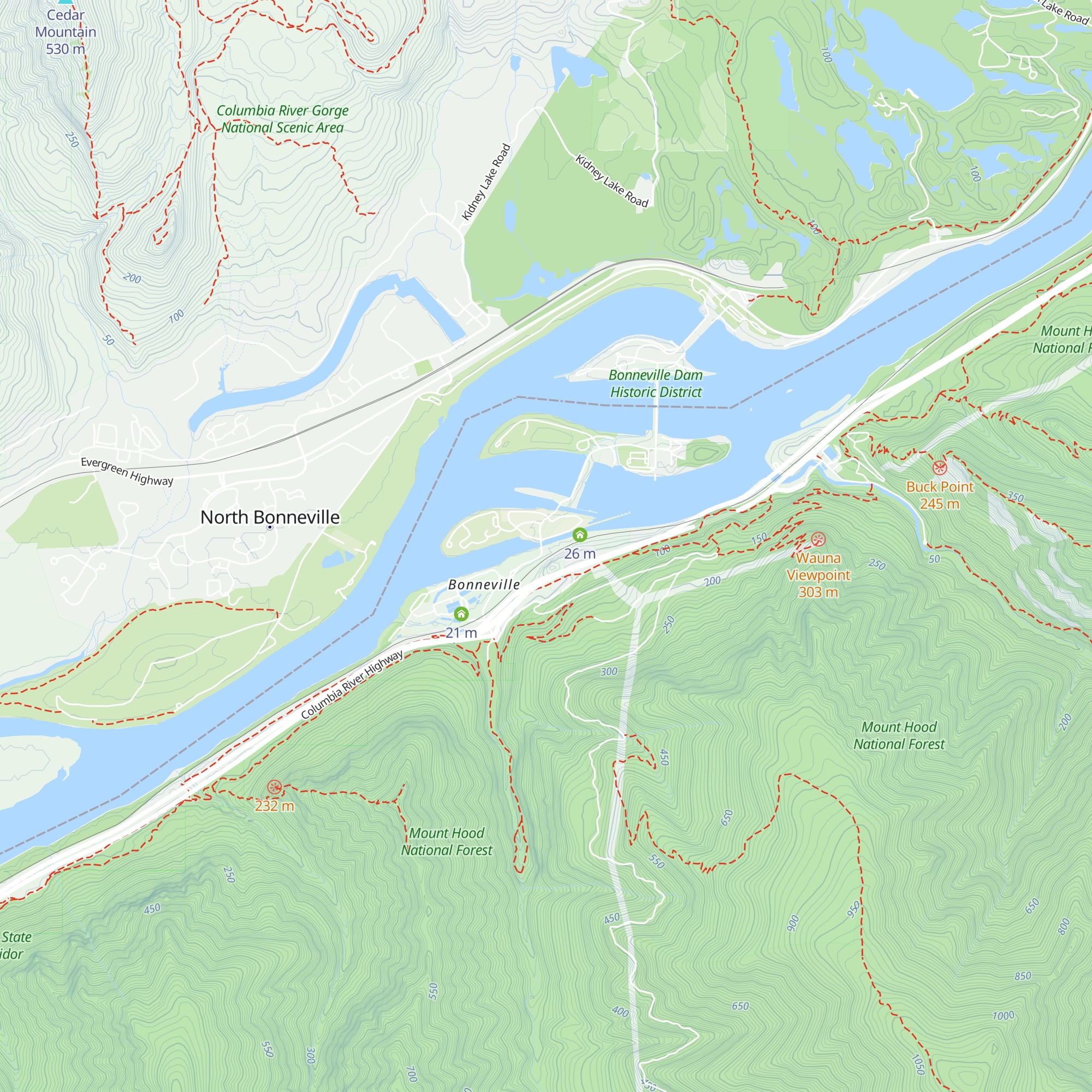Navigation Locks map