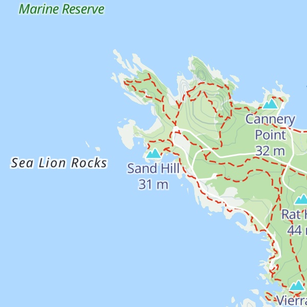 Map of Sand Hill