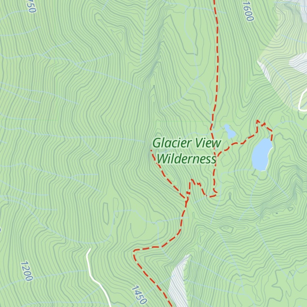 Map of Glacier View