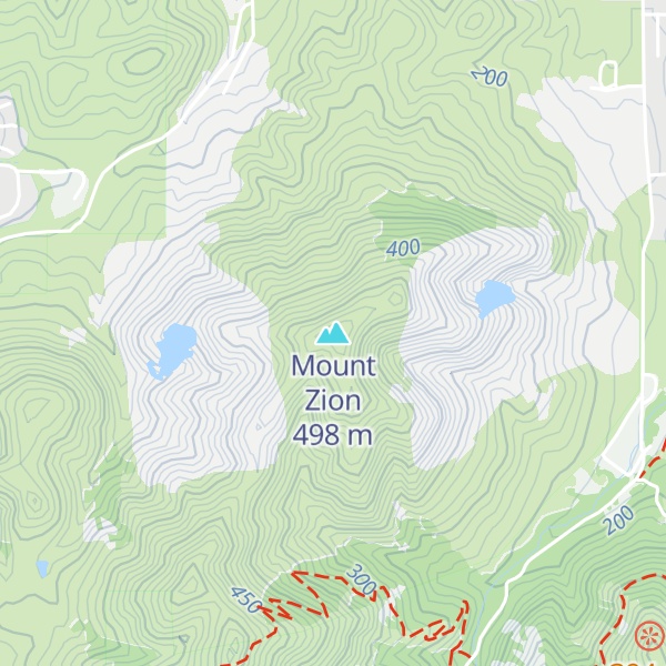 Map of Mount Zion