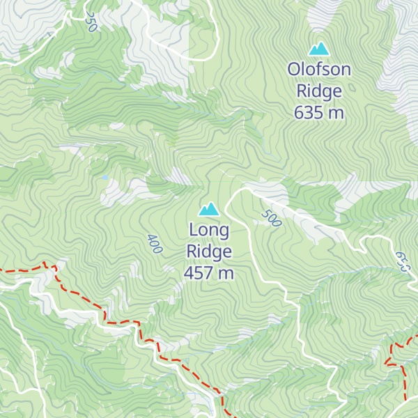 Map of Long Ridge