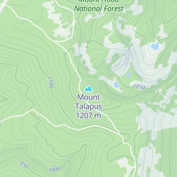 Map of Mount Talapus