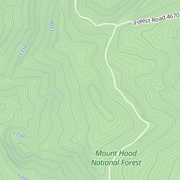 Map of Mount Lowe