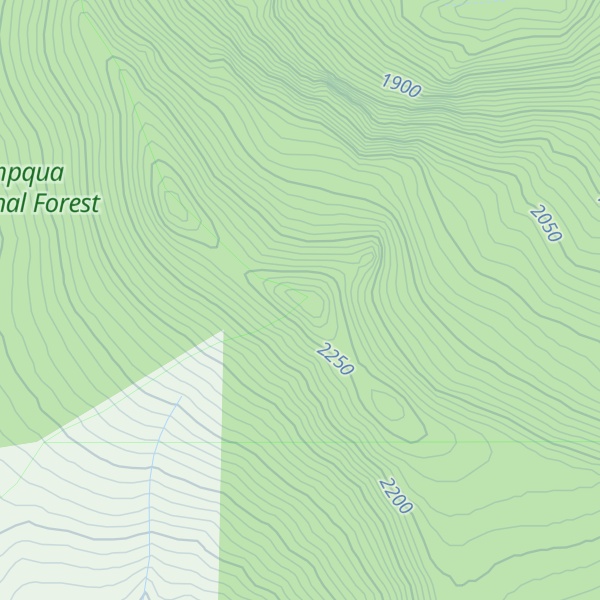 Map of Miller Mountain