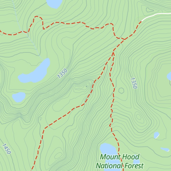 Map of Frazier Mountain