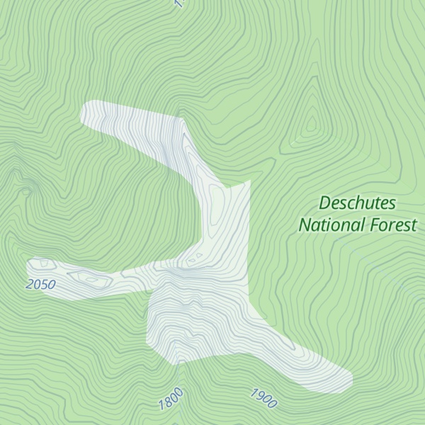 Map of Cappy Mountain