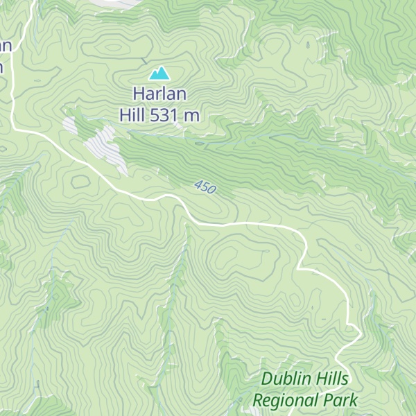 Map of Divide Ridge
