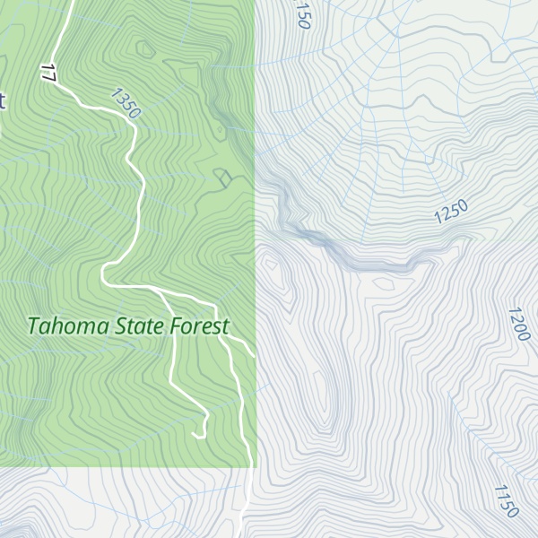 Map of Griffin Mountain