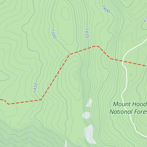 Map of Mount Mitchell