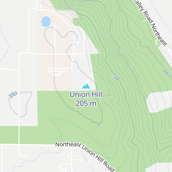 Map of Union Hill