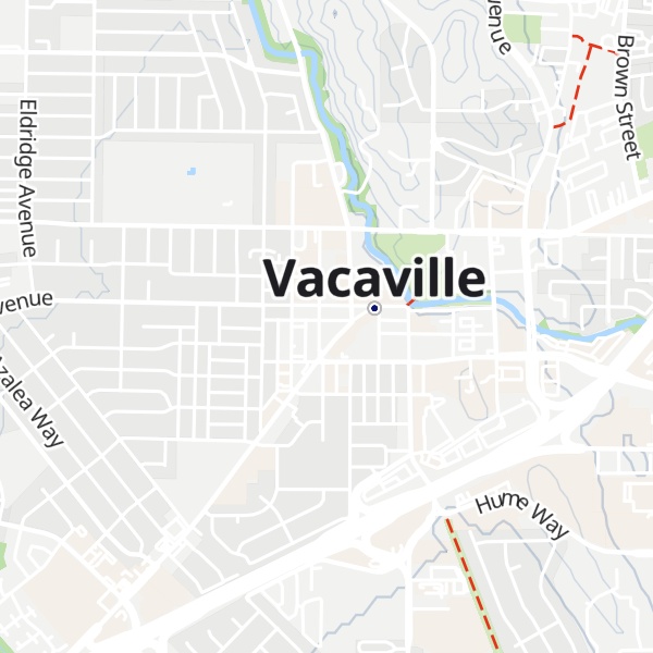 Map of Downtown Vacaville