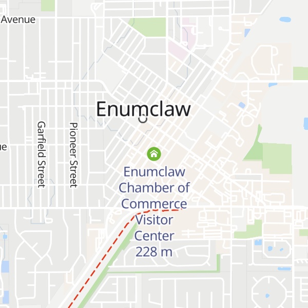 Map of Enumclaw Chamber of Commerce Visitor Center