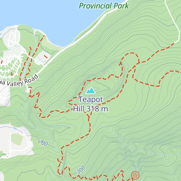 Map of Teapot Hill