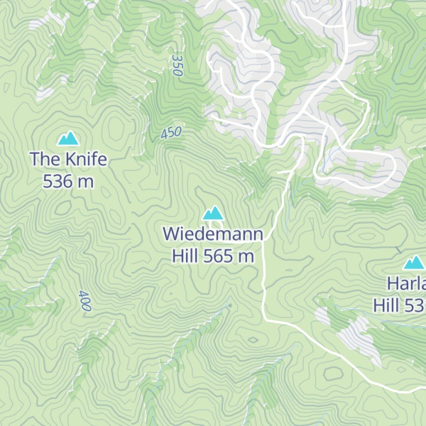Map of Wiedemann Hill