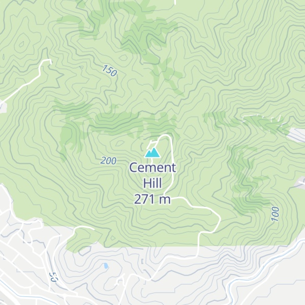 Map of Cement Hill