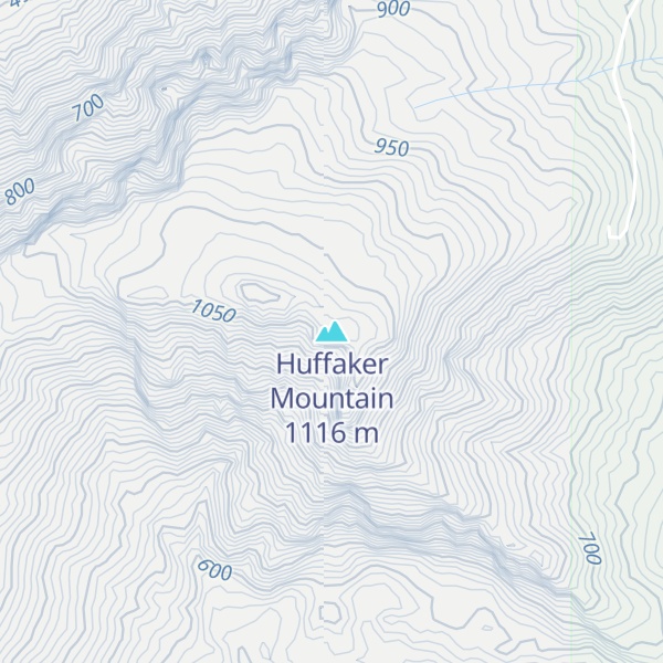 Map of Huffaker Mountain