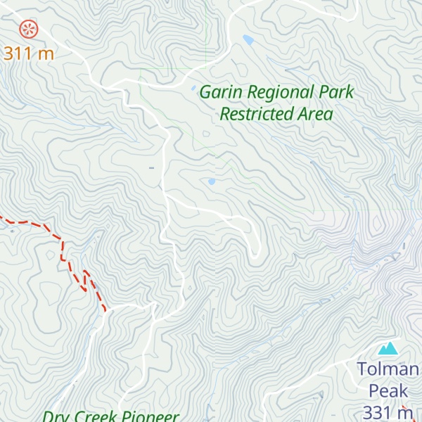 Map of Gossip Rock