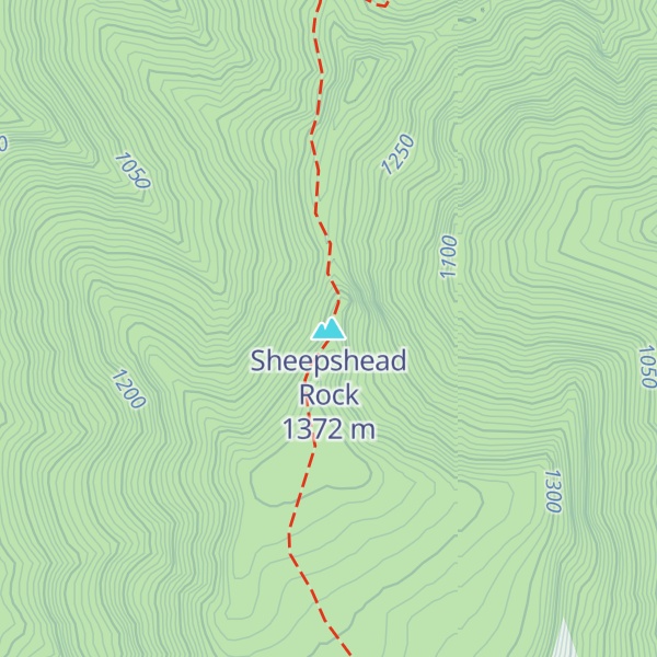 Map of Sheepshead Rock