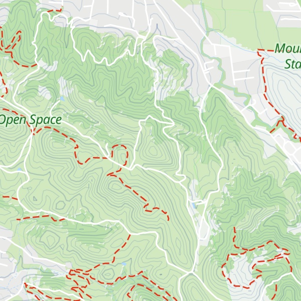 Map of Haystack Hill