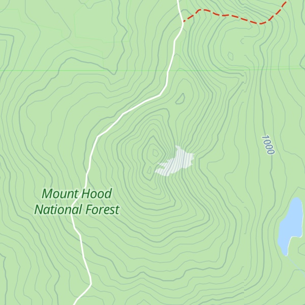 Map of Palmer Peak