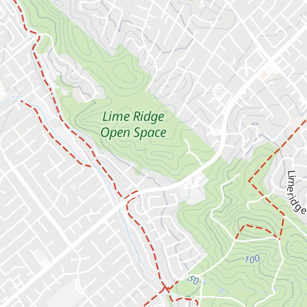 Map of Jane Bulman Grove Overlook