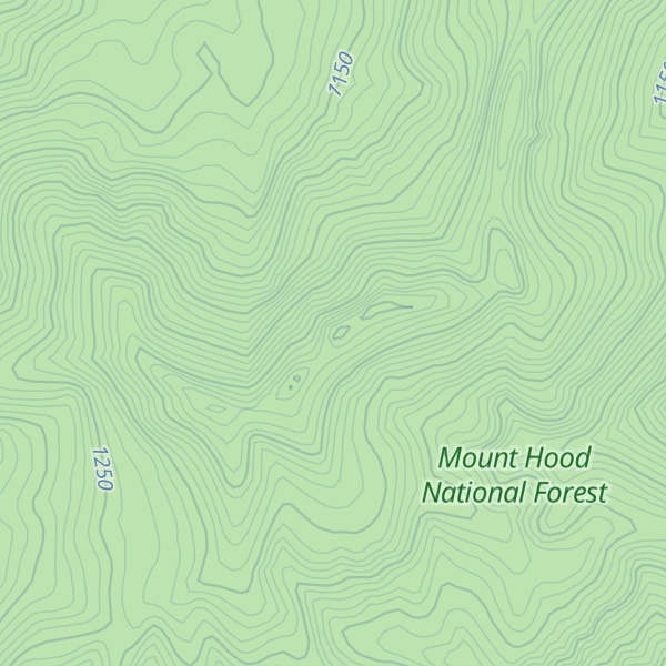 Map of Janus Butte