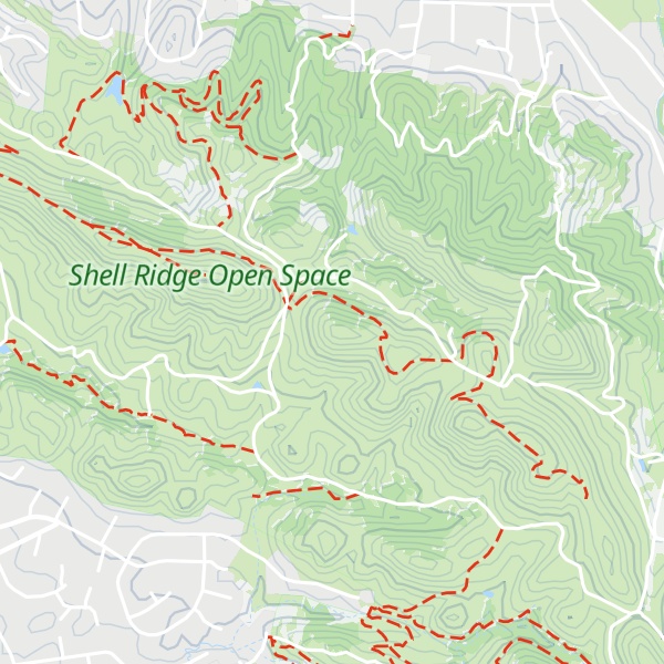 Map of Shell Ridge