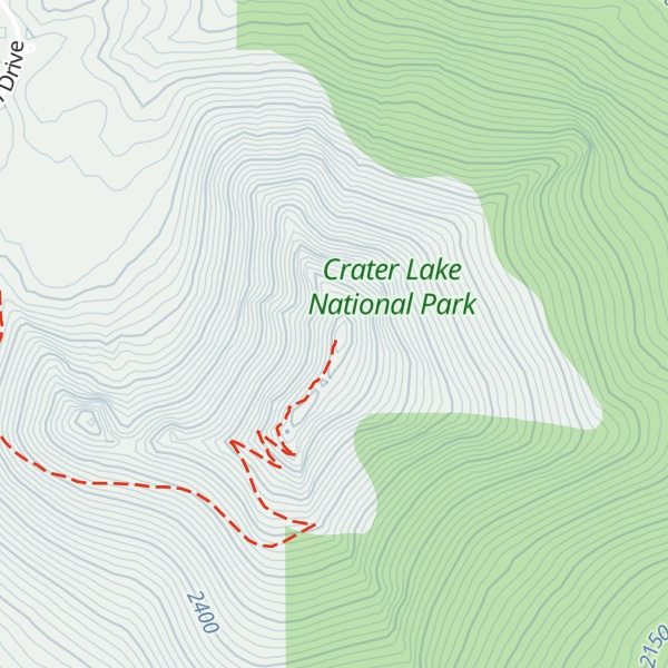 Map of Mount Scott