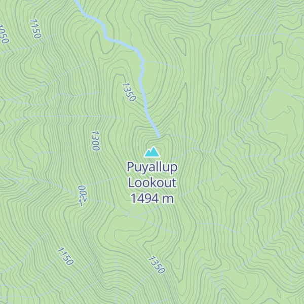 Map of Puyallup Lookout