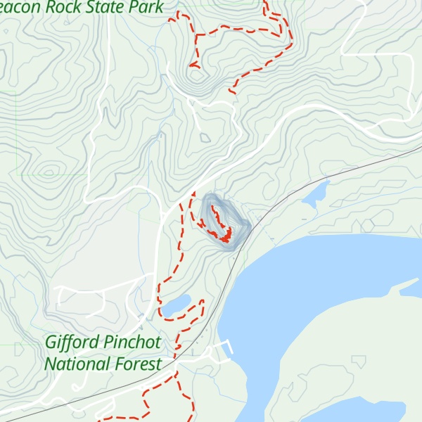 Map of Beacon Rock
