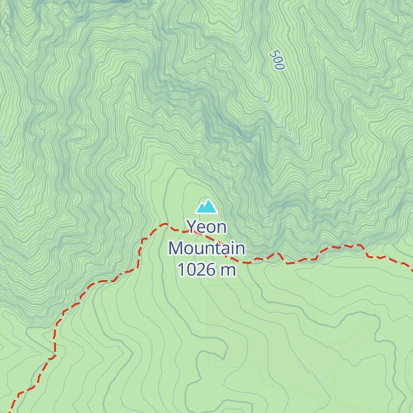 Map of Yeon Mountain