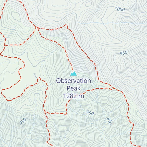 Map of Observation Peak