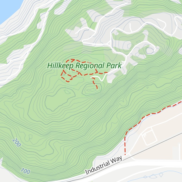 Map of Chillwack Mountain