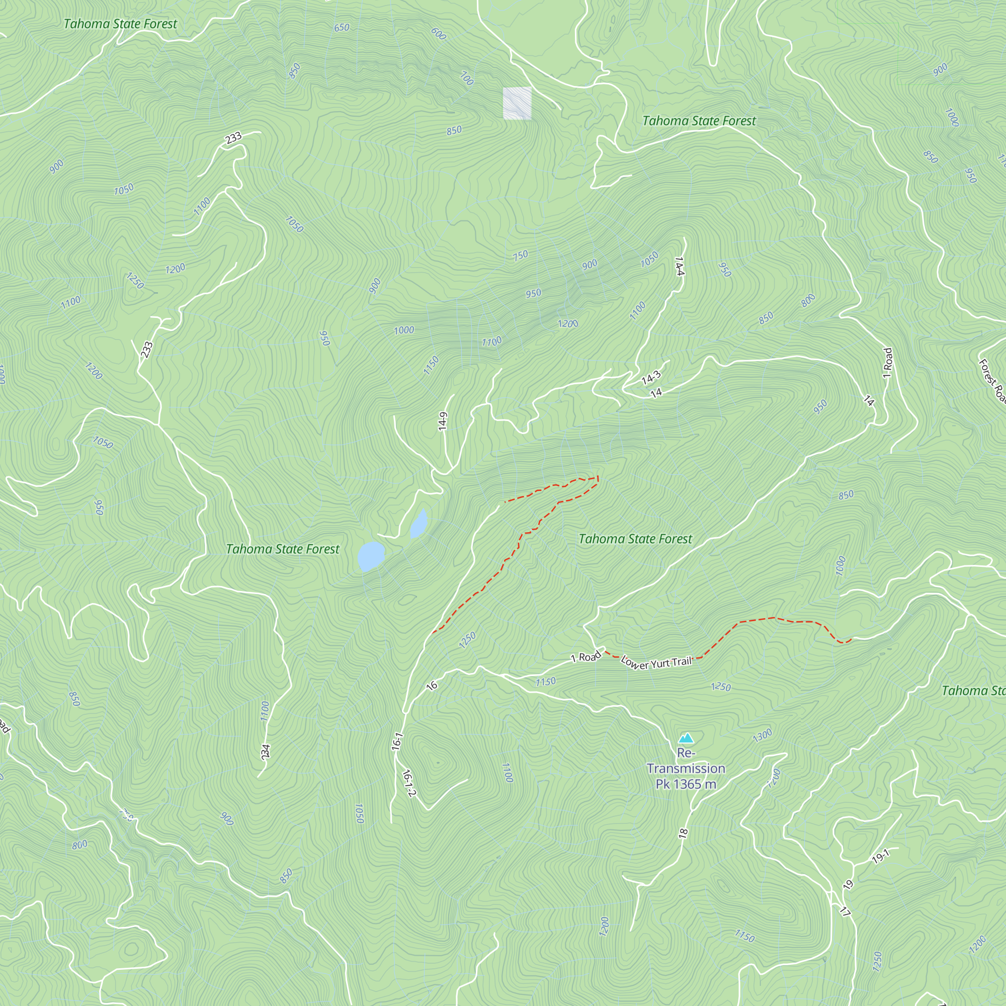High Hut map