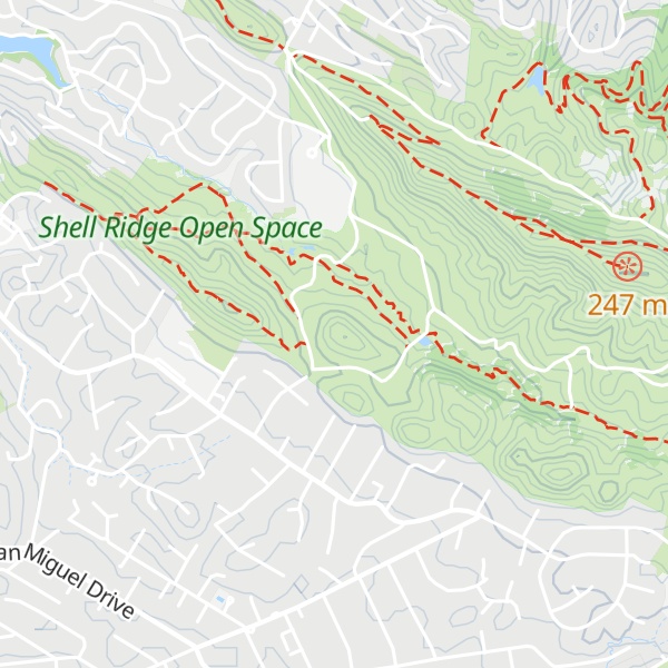 Map of Fossil Hill