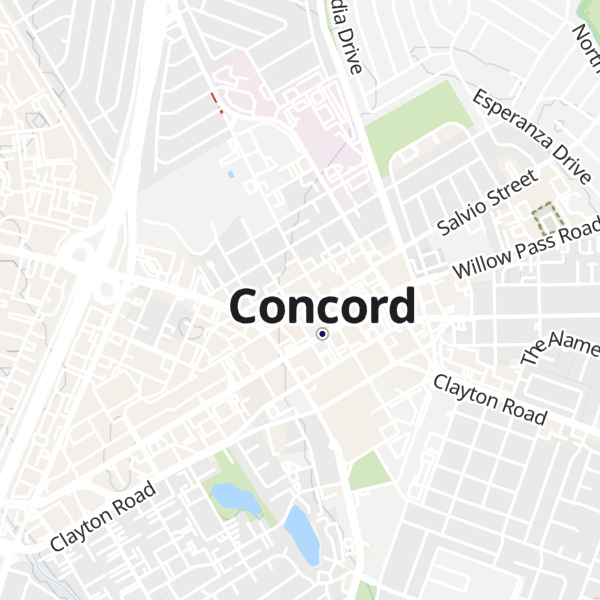 Map of Concord Visitor Center