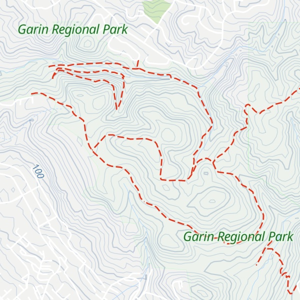 Map of Vista Peak