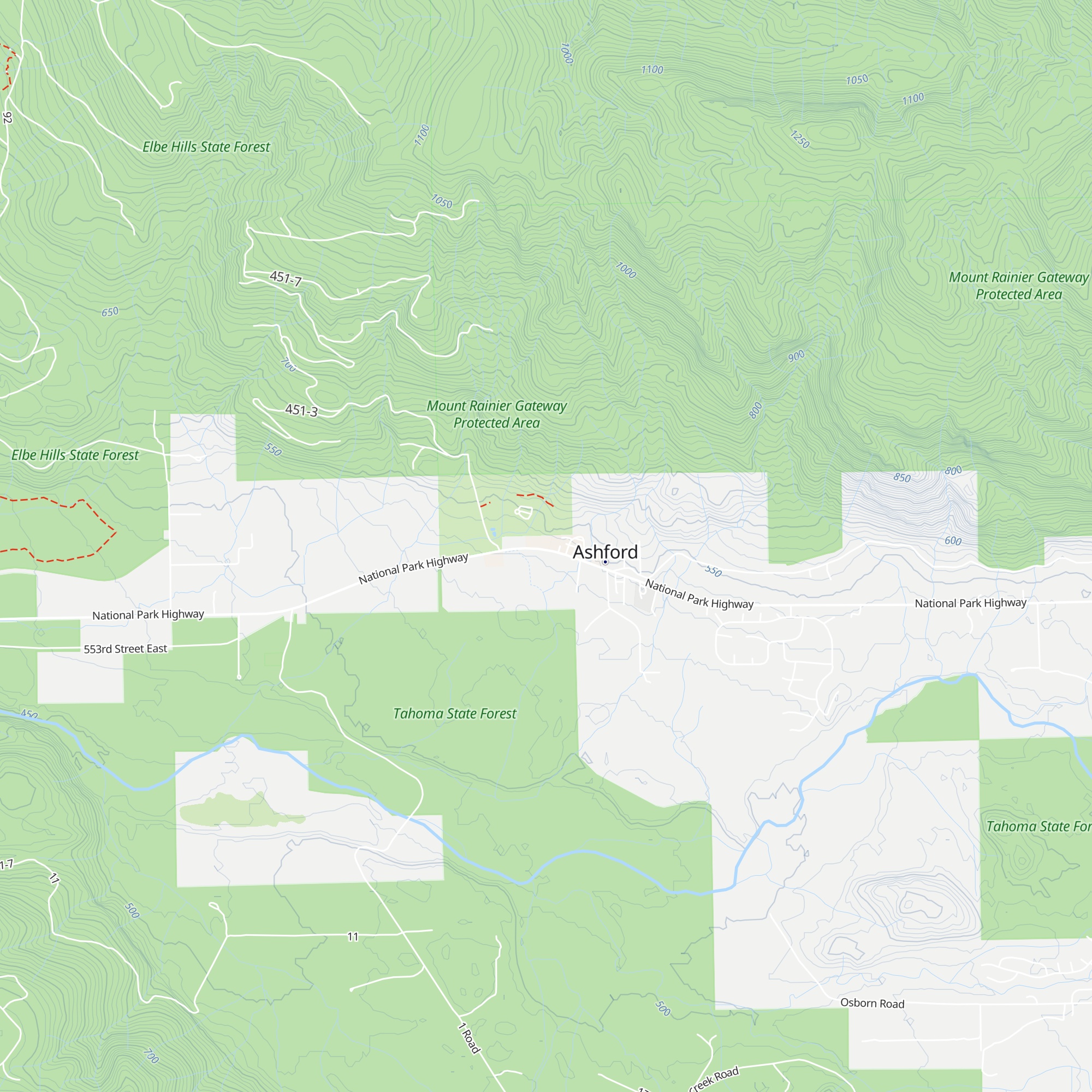 Ashford Lodge map