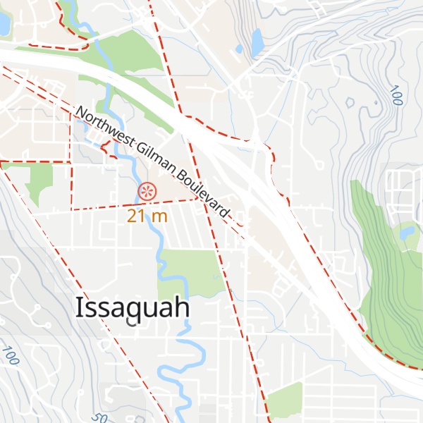 Map of Issaquah Visitor Information