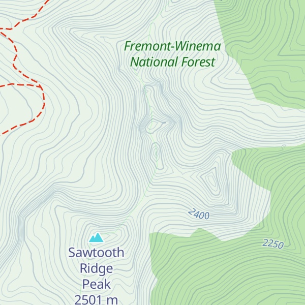 Map of Howlock Mountain