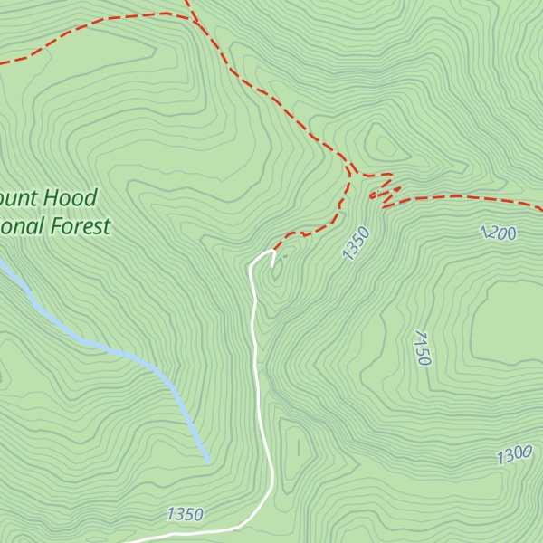 Map of Tumala Mountain