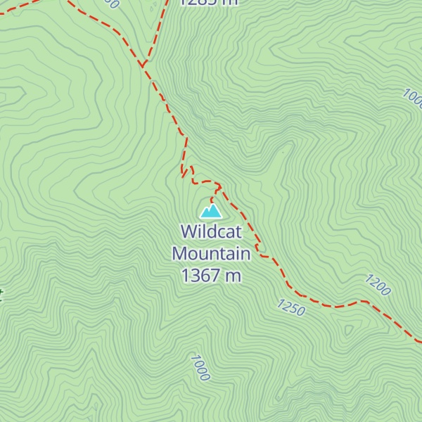 Map of Wildcat Mountain
