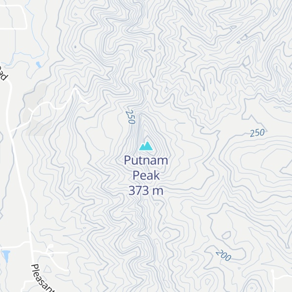 Map of Putnam Peak