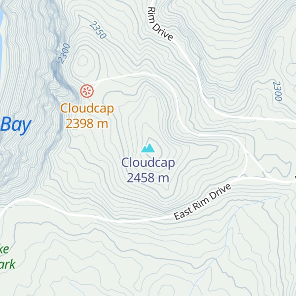Map of Cloudcap