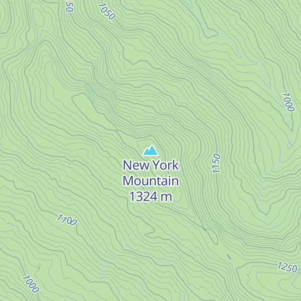 Map of New York Mountain