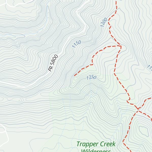 Map of Sister Rocks